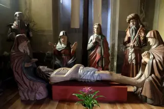 Compianto ligneo - Parrocchiale di Sant'Antonio Abate a Quarona