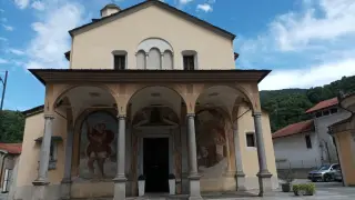 Facciata - Parrocchiale di Sant'Antonio Abate a Quarona