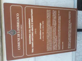 Pannello illustrativo - Casa di Via San Sebastiano a Lombriasco