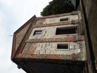 Facciata - Chiesa di San Pietro de Fenestrella a Berzano di San Pietro