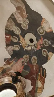 Affresco - Basilica Antica  Sacello Eusebiano a BiellaFrazione Oropa