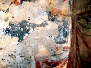 Graffiti - Cappella di San Brizio a BuscaFrazione Morra San Giovanni
