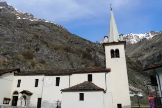 Vista e campanile - Parrocchiale della Visitazione di Maria o Assunta a Rhêmes-Notre-Dame