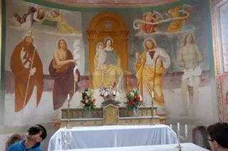 Madonna col Bambino e Santi - Chiesa di Santa Maria delle Grazie a Vicolungo