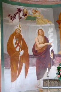 San Giovanni e vescovo - Chiesa di Santa Maria delle Grazie a Vicolungo