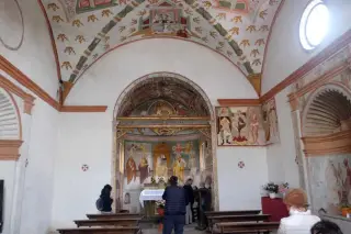 Interno - Chiesa di Santa Maria delle Grazie a Vicolungo