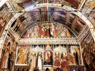 Affreschi absidali - Santuario della Madonna del Brichetto o Santa Maria Castro Murato a Morozzo