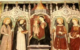 Scene della vita della Vergine - Santuario della Madonna del Brichetto o Santa Maria Castro Murato a Morozzo