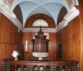 Fonte battesimale - Parrocchiale di San Giacomo a Alto Sermenza