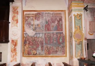 Affreschi - Oratorio di Santa Maria a BorgosesiaFrazione Vanzone
