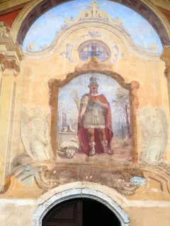 San Vittore in facciata - Parrocchiale di San Vittore a Roisan