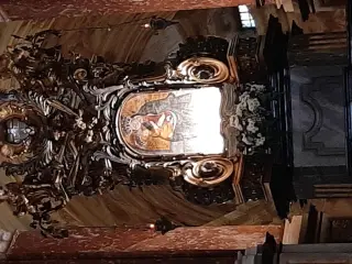 Affresco della Madonna col Bambino - Santuario della Natività di Maria a Vicoforte