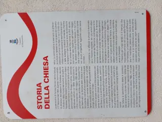 Pannello illustrativo - Parrocchiale di San Giorgio a Moncenisio
