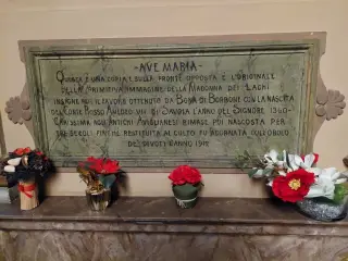 Iscrizione - Santuario della Madonna dei Laghi a Avigliana