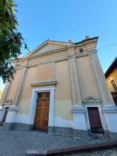 Facciata - Parrocchiale dei Santi Vincenzo e Anastasio a Villar Dora