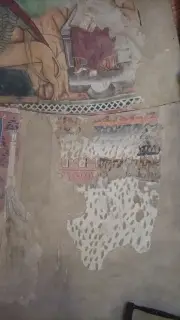 Tracce affreschi - Chiesa di San Carlo Borromeo a Casalborgone