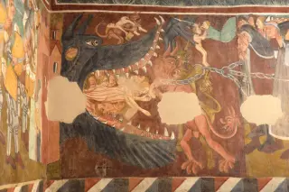 Giudizio universale - Cappella di San Michele a VerrayesFrazione Marseiller