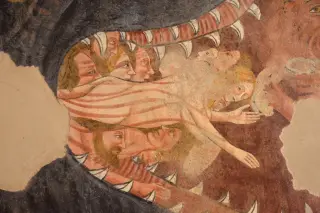 Giudizio universale - Cappella di San Michele a VerrayesFrazione Marseiller