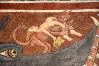 Giudizio universale - Cappella di San Michele a VerrayesFrazione Marseiller