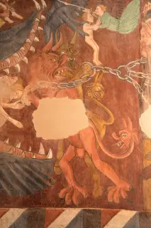 Giudizio universale - Cappella di San Michele a VerrayesFrazione Marseiller