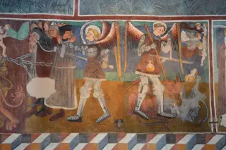 Giudizio universale - Cappella di San Michele a VerrayesFrazione Marseiller