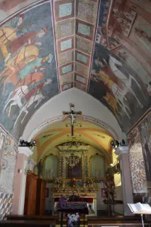 Interno - Cappella di San Michele a VerrayesFrazione Marseiller