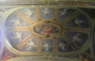 Affreschi della volta - Parrocchiale dei SS. Egidio e Agostino a Verrés