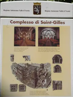 Pannello illustrativo - Parrocchiale dei SS. Egidio e Agostino a Verrés