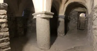 Crpta - Chiesa di Santa Maria Assunta o Saint-Roch o Castro Argenteo a VilleneuveFrazione Saint-Roch