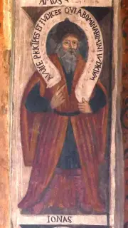 Profeta Giona - Chiesa di Santa Maria Assunta o Saint-Roch o Castro Argenteo a VilleneuveFrazione Saint-Roch