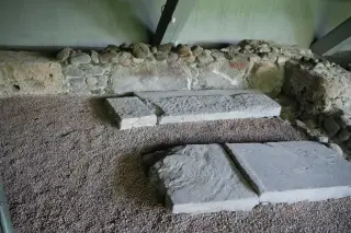 Lastre tombali - Basilica Paleocristiana di San Lorenzo a Aosta