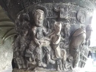 Capitello - Chiostro di Sant'Orso a Aosta