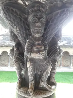 Capitello - Chiostro di Sant'Orso a Aosta