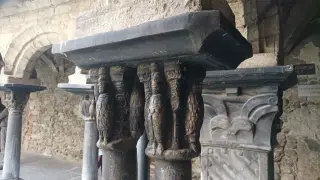 Capitello - Chiostro di Sant'Orso a Aosta