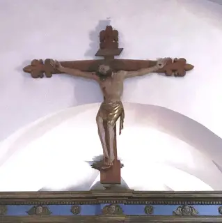 Corcifisso del '500 - Chiesa di Saint-Martin de Corleans a Aosta