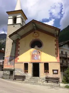 Vista - Cappella di San Giacomo Maggiore a AyasFrazione Saint-Jaques