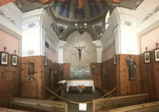 Interno - Cappella di San Giacomo Maggiore a AyasFrazione Saint-Jaques