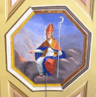 Affresco - Chiesa di Sant'Eustachio a SarreFrazione Chesallet