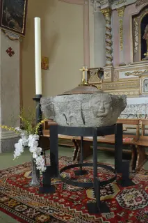 Fonte battesimale - Parrocchiale della Madonna del Carmine a Valsavarenche