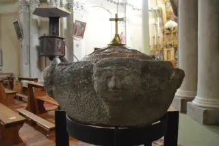 Fonte battesimale - Parrocchiale della Madonna del Carmine a Valsavarenche