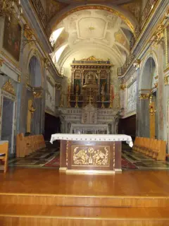 Altare e trittico di Defendente Ferrari - Parrocchiale di San Lorenzo Martire a Cavour