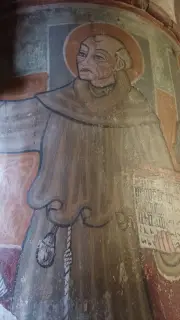 San Bernardino da Siena Dettaglio - Chiesa di Sant'Abbondio a Buronzo