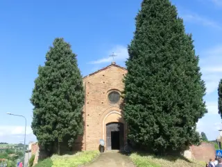 Facciata - Chiesa di San Sebastiano a Pecetto Torinese