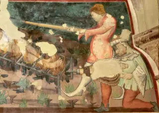 Affreschi - Chiesa di San Sebastiano a Pecetto Torinese