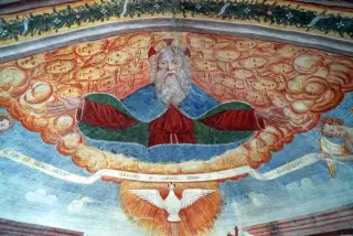 Dio Padre - Oratorio di San Giovanni Battista a Alto SermenzaFrazione Rimasco - Ferrate