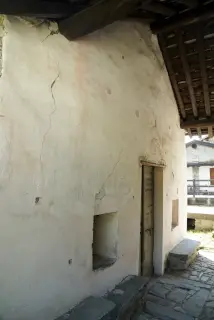 Facciata - Oratorio di San Giovanni Battista a Alto SermenzaFrazione Rimasco - Ferrate