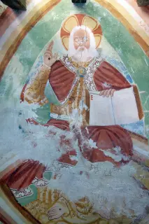 Pantocratore - Cappella di Sant'Antonio a Alto SermenzaFrazione Rimasco Borgo di Priami