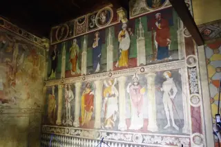 Santi - Cappella del Castello a Fénis