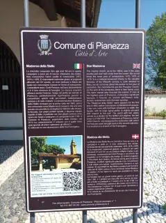 Pannello illustrativo - Chiesa della Madonna della Stella a Pianezza