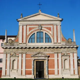 Facciata - Chiesa di Santa Croce e Tutti i Santi a Bosco Marengo